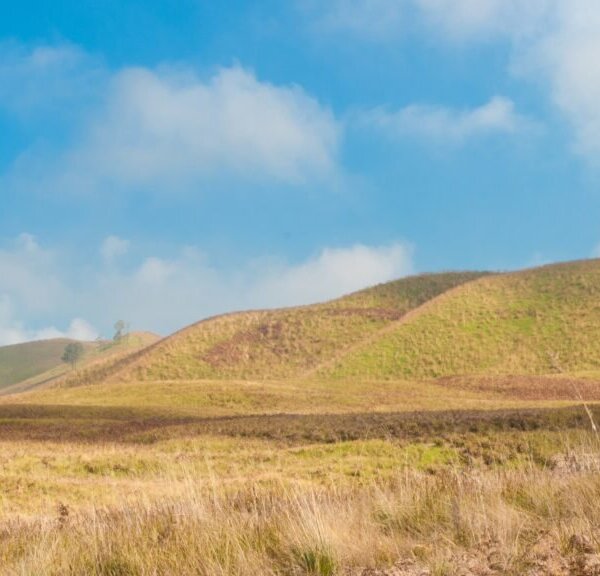 Komodo National Park landscape with islands and blue ocean in East Nusa Tenggara