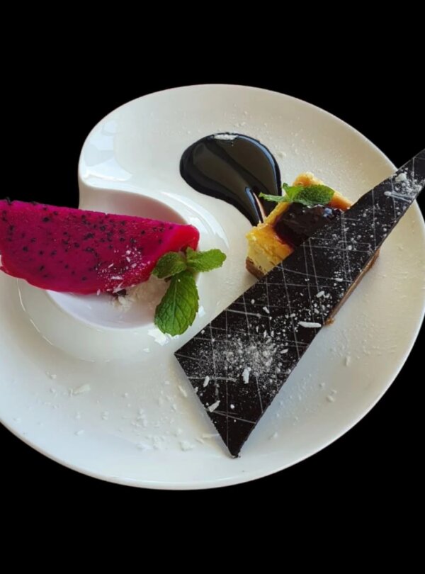 Gourmet fusion cuisine at Fusion 38 Komodo in Labuan Bajo, Flores, Indonesia