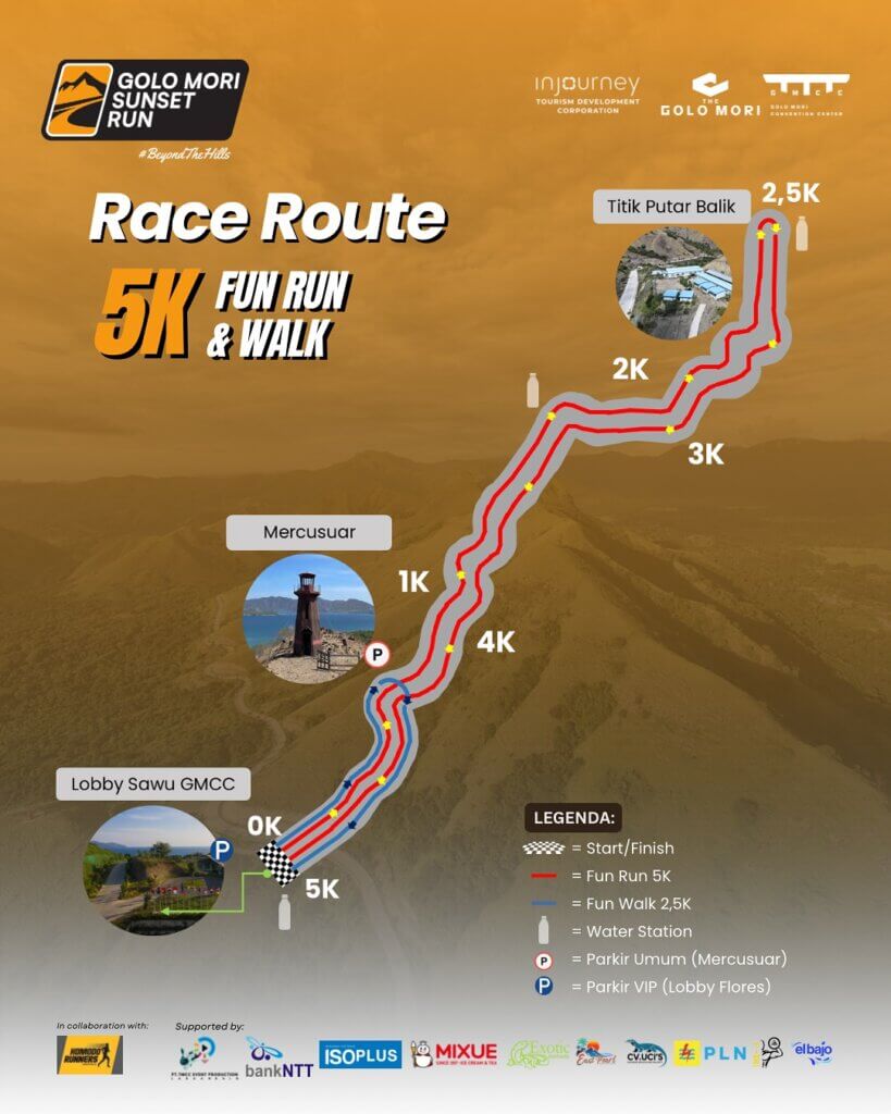 Golo Mori Run 2025 running event in Labuan Bajo, Flores, Indonesia